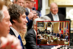 Trump támogatja Mileit, és 20 milliárd dolláros amerikai segélyt köt az argentin politikus politikai jövőjéhez: „Ha ő nyer, mi vele maradunk”.